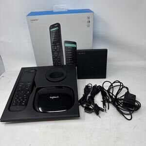 Logitech Harmony Elite Universal Remote & Hub & Cradle & Emitters *read